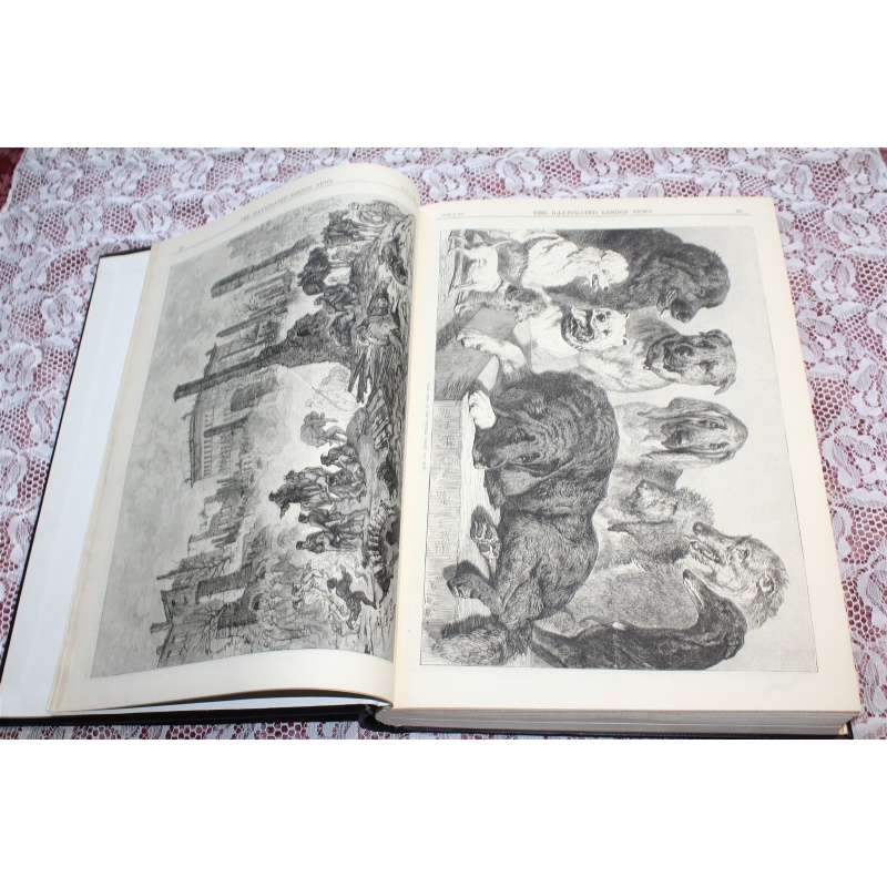 1870 JUILY - DEC. Illustrated London News Bound Volume LVII