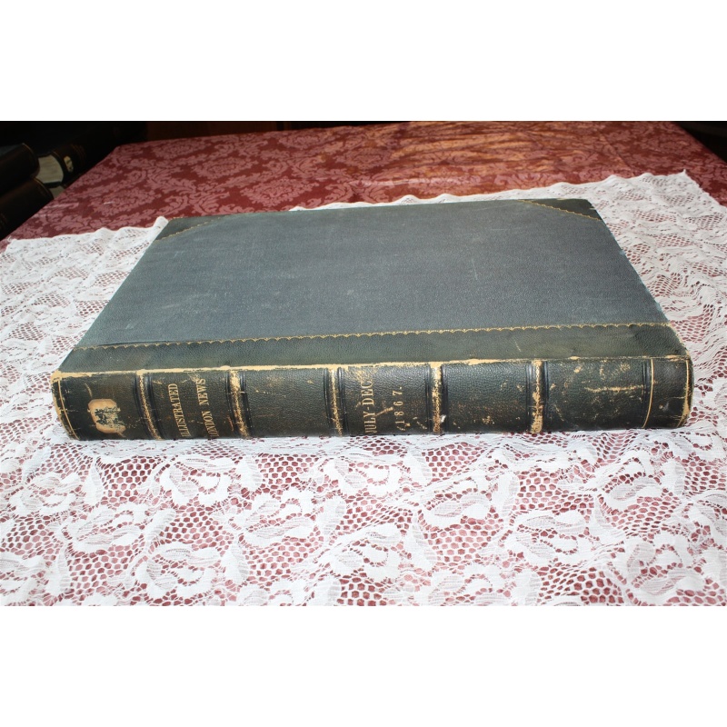 1867 JULY- DEC. Illustrated London News Bound Volume LI