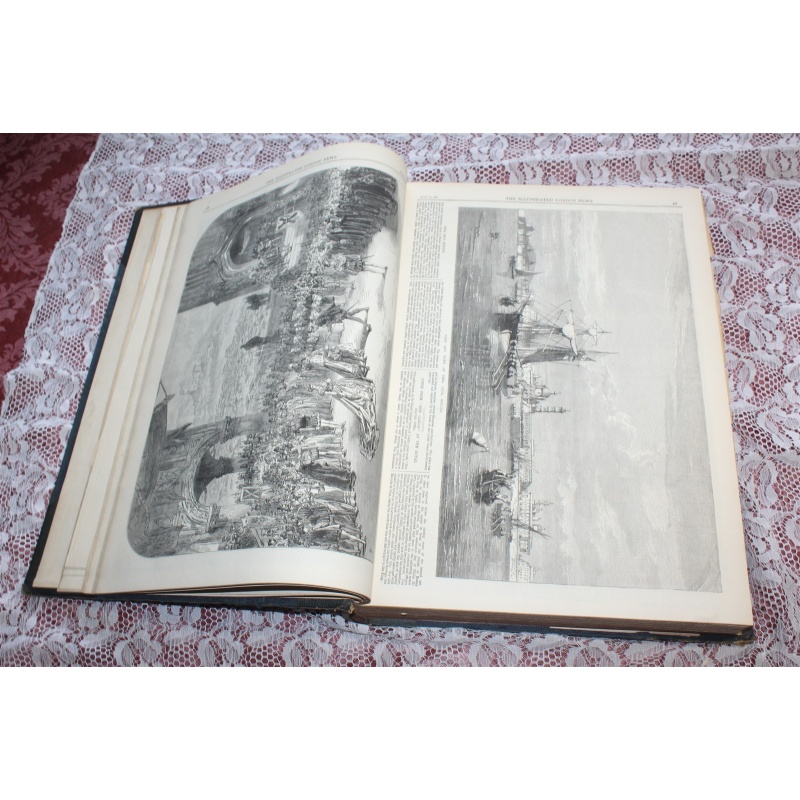1867 JULY- DEC. Illustrated London News Bound Volume LI