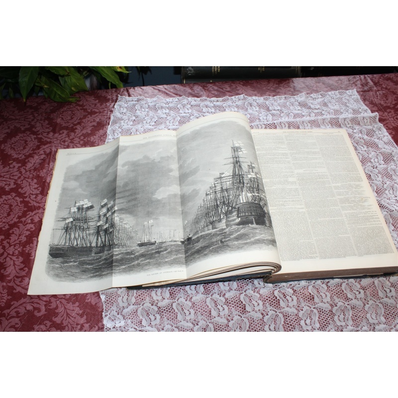 1867 JULY- DEC. Illustrated London News Bound Volume LI