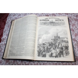 1867 JULY- DEC. Illustrated London News Bound Volume LI