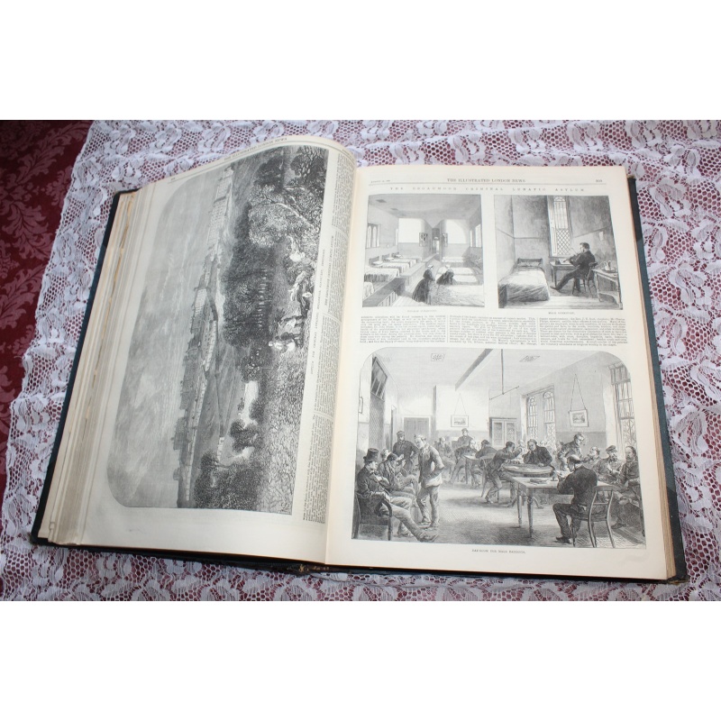 1867 JULY- DEC. Illustrated London News Bound Volume LI