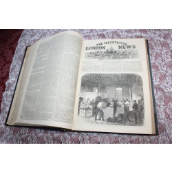 1867 JULY- DEC. Illustrated London News Bound Volume LI