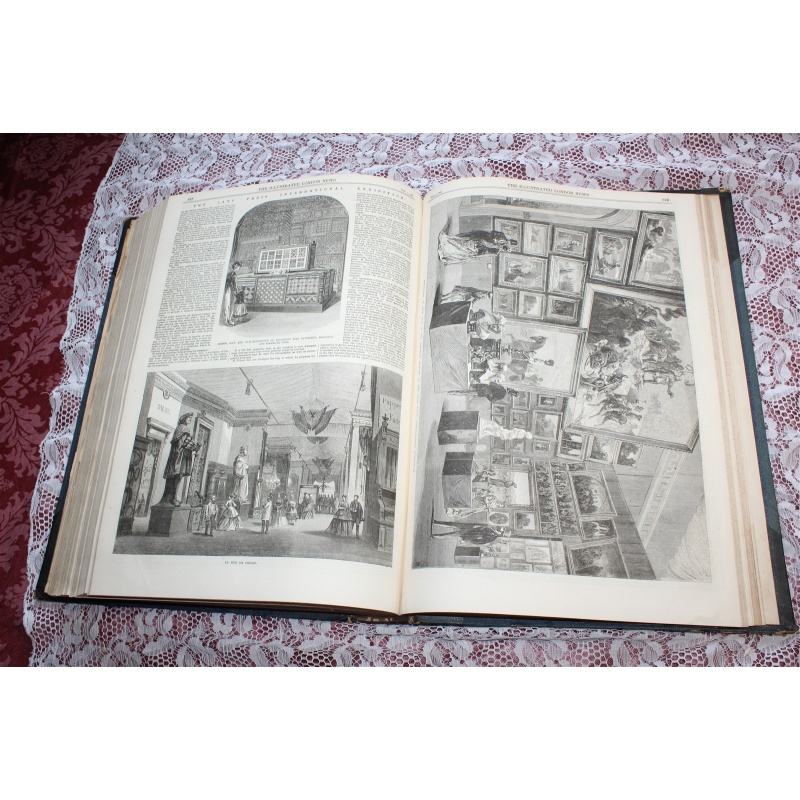 1867 JULY- DEC. Illustrated London News Bound Volume LI