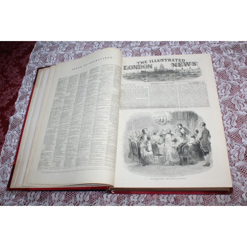 1852 JAN. -JULY Illustrated London News Bound Volume 20