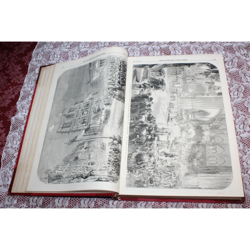 1852 JAN. -JULY Illustrated London News Bound Volume 20