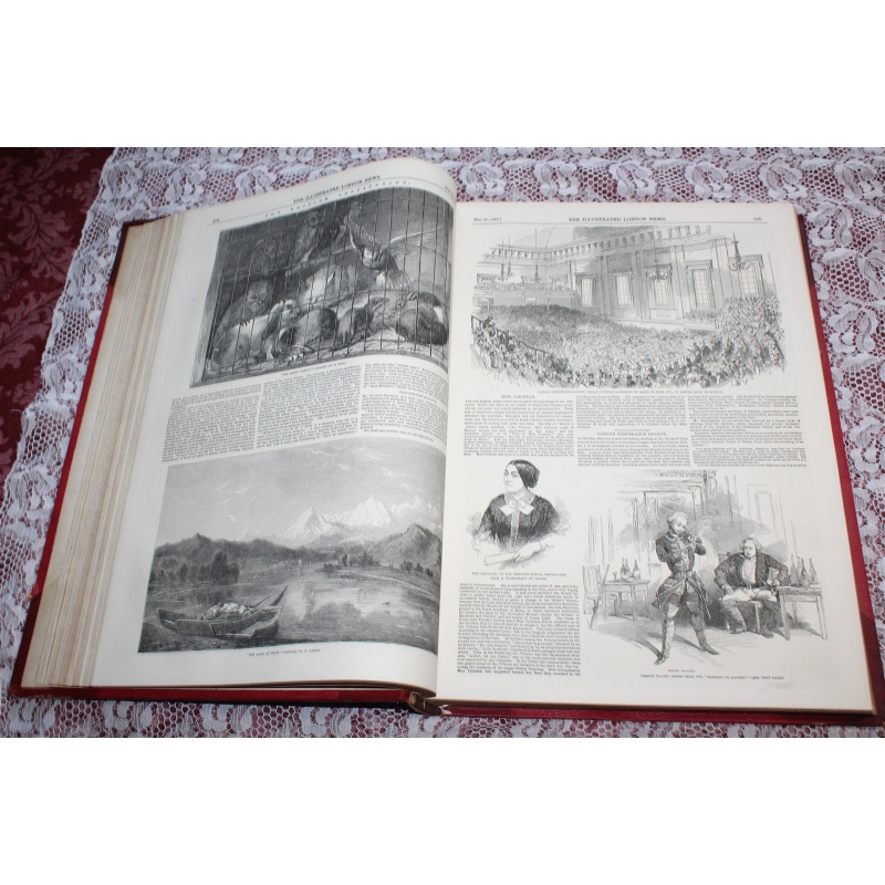 1852 JAN. -JULY Illustrated London News Bound Volume 20