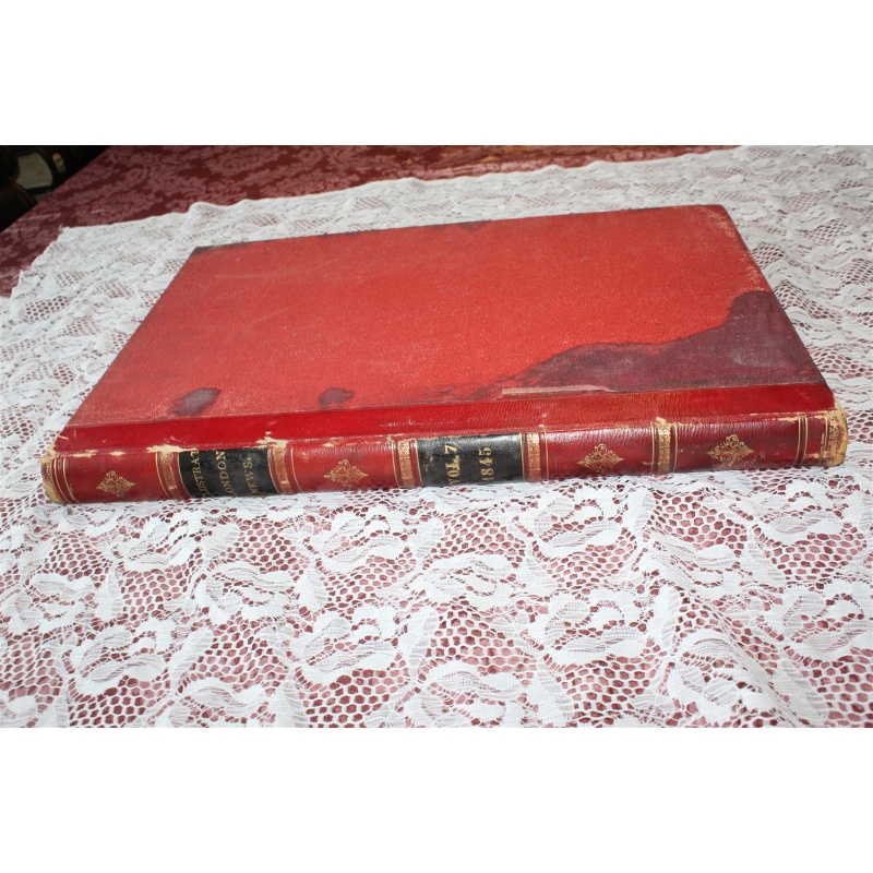 1845 JULY - DEC. Illustrated London News Bound Volume 7
