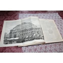 1871 JAN. - JUNE Illustrated London News Bound Volume LVIII