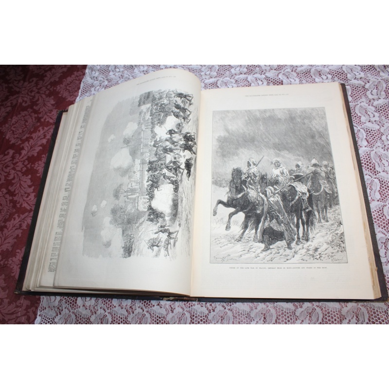 1871 JAN. - JUNE Illustrated London News Bound Volume LVIII