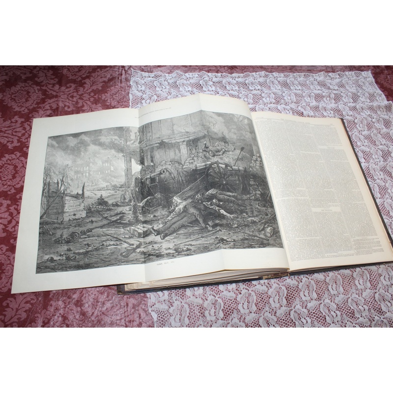 1871 JAN. - JUNE Illustrated London News Bound Volume LVIII