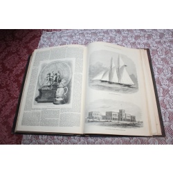 1871 JAN. - JUNE Illustrated London News Bound Volume LVIII