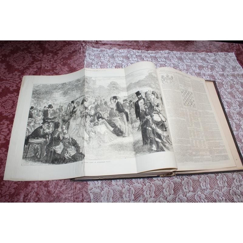 1871 JAN. - JUNE Illustrated London News Bound Volume LVIII