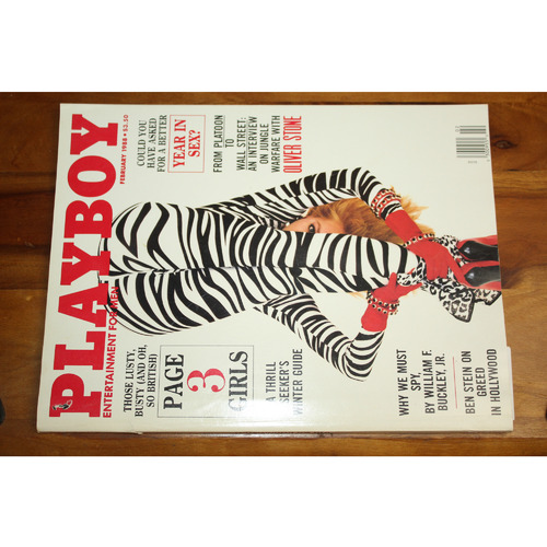 99327: 1988 Playboy Magazine February Feb 1988