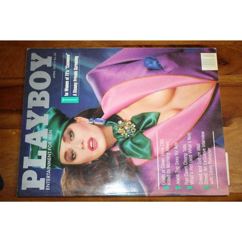 99368: 1987 Playboy Magazine April Apr 1987