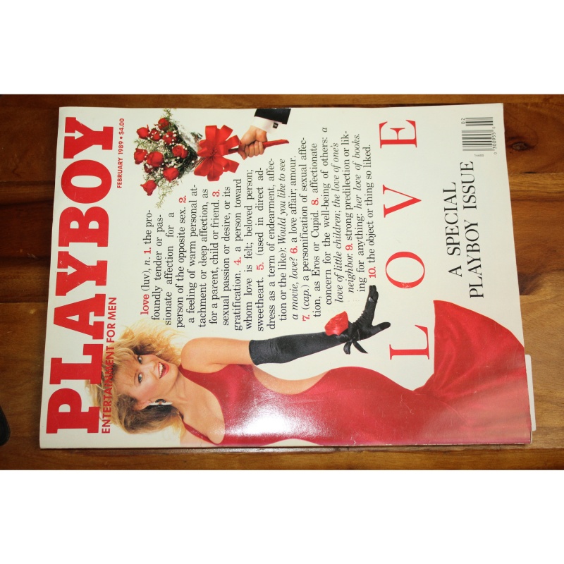 99398: 1989 Playboy Magazine February Feb 1989