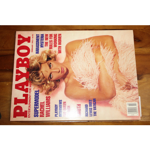 99425: 1992 Playboy Magazine February Feb 1992