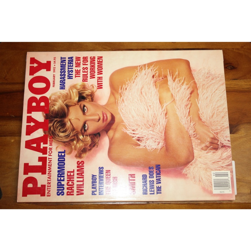 99425: 1992 Playboy Magazine February Feb 1992