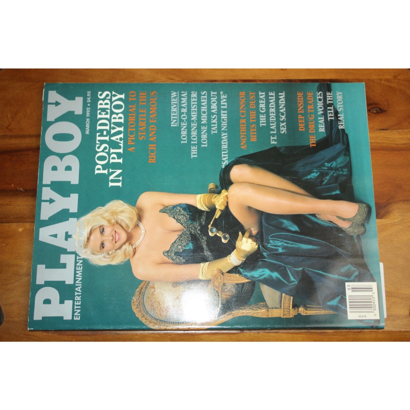 99426: 1992 Playboy Magazine March Mar 1992
