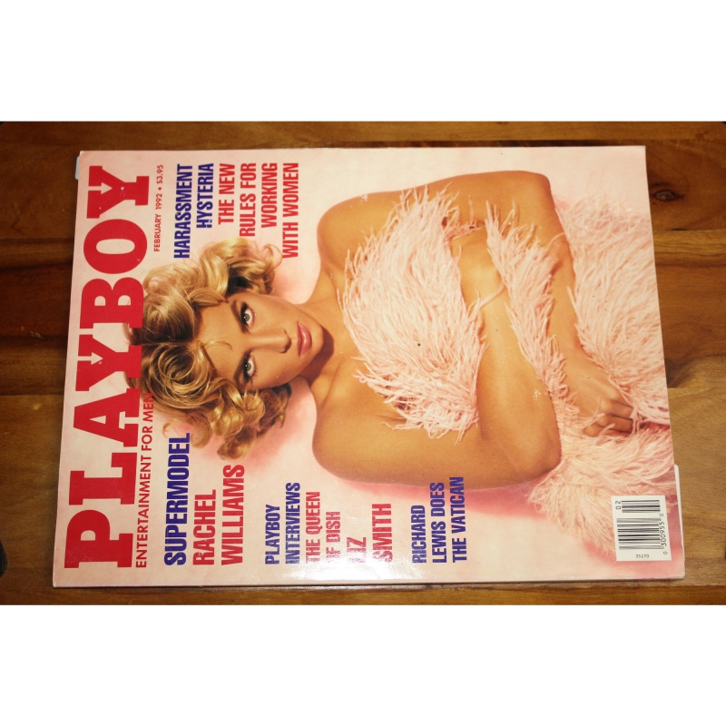 99445: 1992 Playboy Magazine February Feb 1992