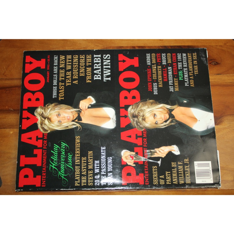99459: 1993 Playboy Magazine January Jan 1993
