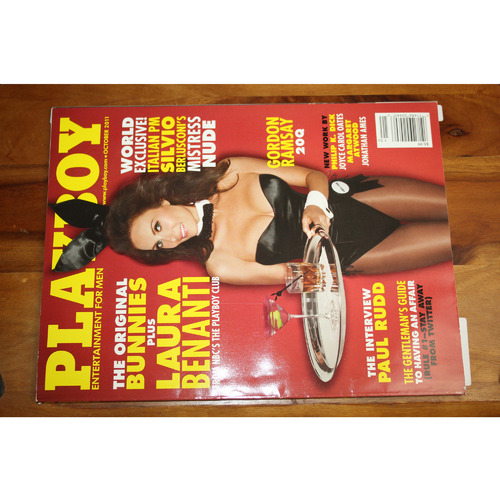 99494: 2011 Playboy Magazine October Oct 2011