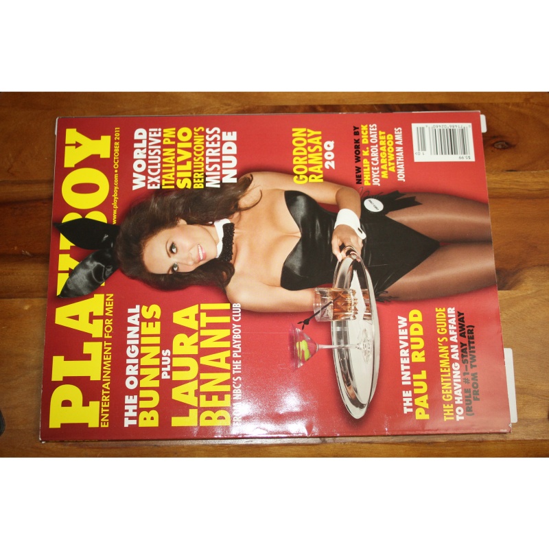 99494: 2011 Playboy Magazine October Oct 2011