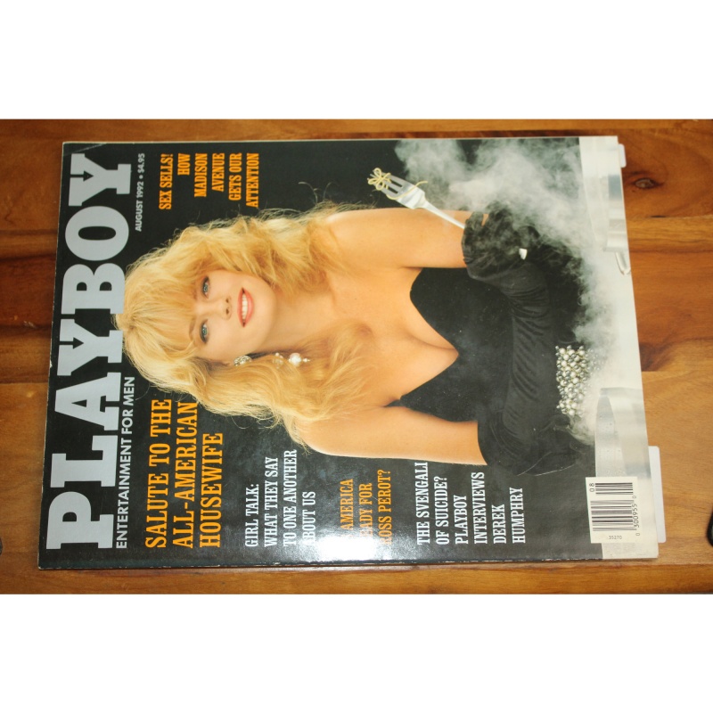 99541: 1992 Playboy Magazine August Aug 1992