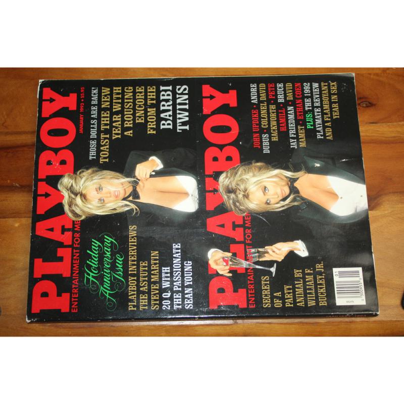 99544: 1993 Playboy Magazine January Jan 1993