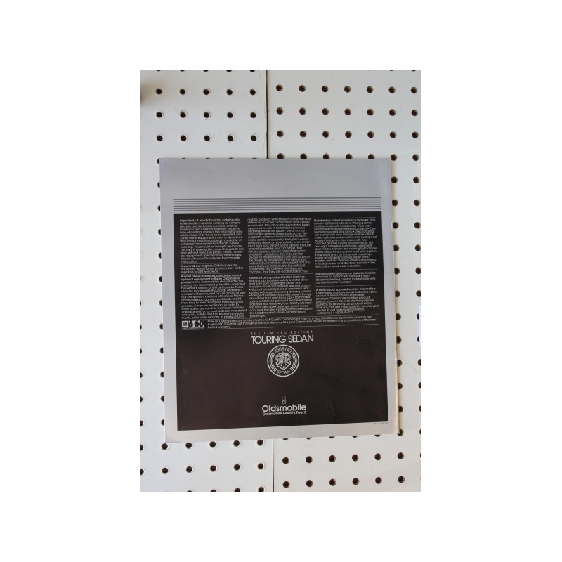  Oldsmobile Limited Edition Touring Sedan Brochure 