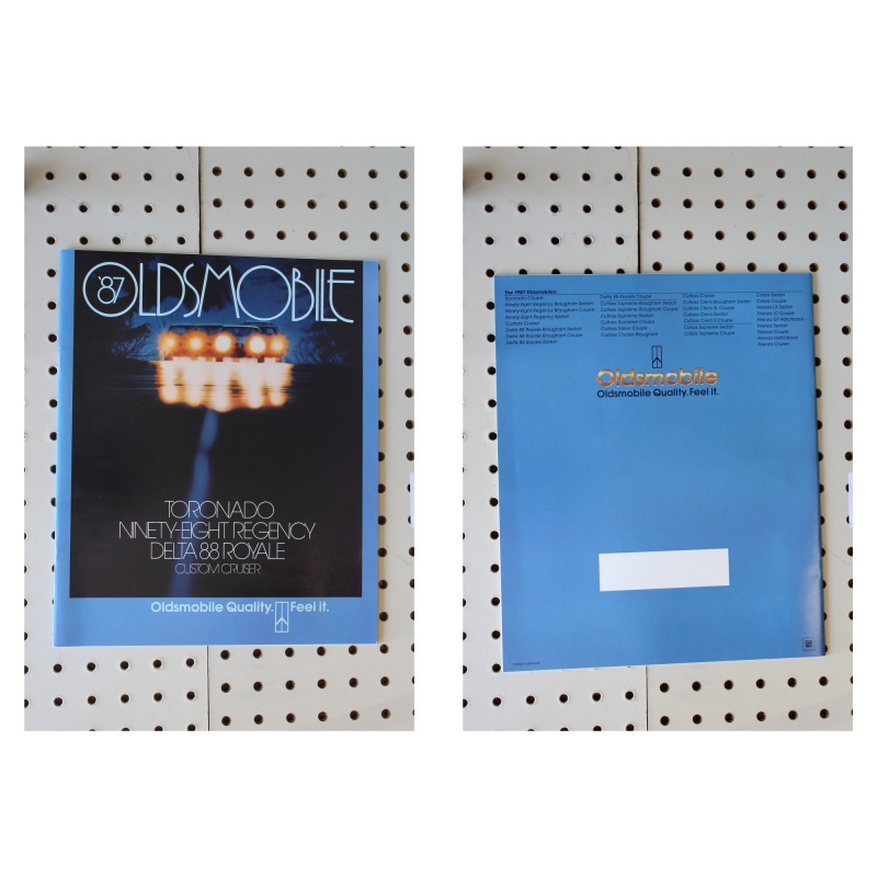 1987 Oldsmobile Toronado Brochure 43 Pages