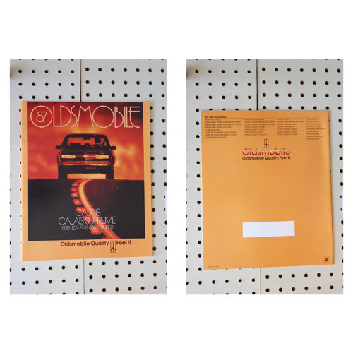 1987 Oldsmobile Firenza Brochure  35 Pages