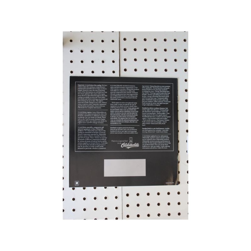 1985 Oldsmobile 98 Regency Brochure  13 Pages