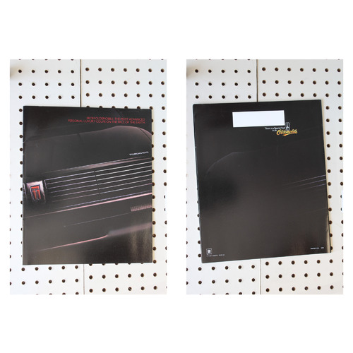 1986 Oldsmobile Toronado Brochure  11 Pages