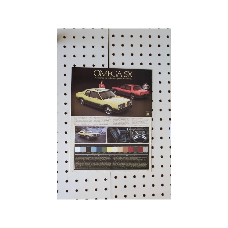 1980 Oldsmobile Omega Brochure  8 Pages