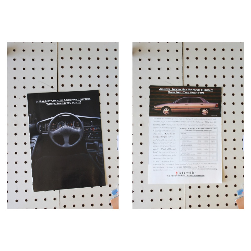 1991 Oldsmobile Achieva Flyer(Bifold)