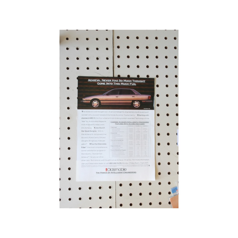 1991 Oldsmobile Achieva Flyer(Bifold)