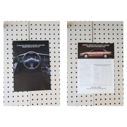 Oldsmobile Achieva Flyer(Bifold)  4 Pages