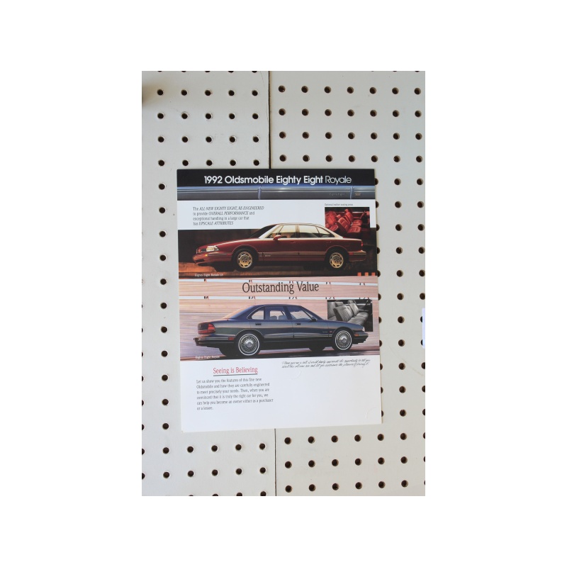 1992 Oldsmobile 88 Flyer(Single Page)