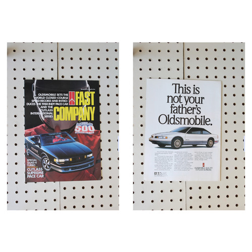 1988 Oldsmobile  Magazine Fast Company   May