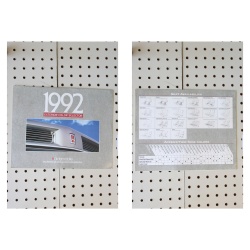 1992 Oldsmobile  Flyer(Bifold) Ext. Color Chart