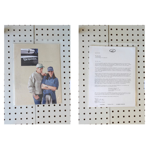 1996 Oldsmobile Bravada Brochure Accessories & Letter