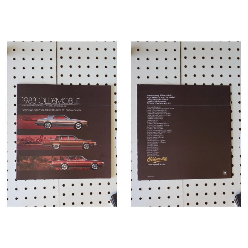 1983 Oldsmobile  Brochure Product Line-Up  30 Pages