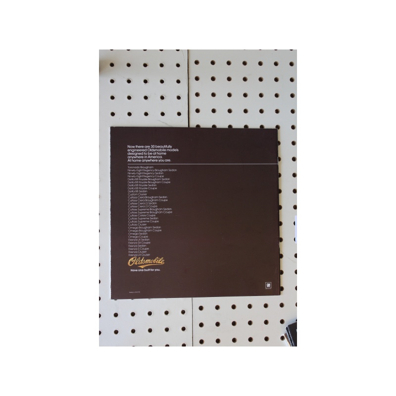 1983 Oldsmobile  Brochure Product Line-Up  30 Pages