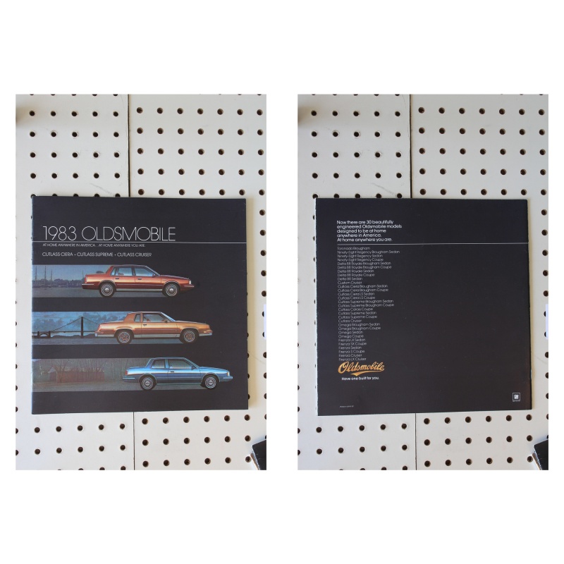 1983 Oldsmobile  Brochure Product Line-Up  30 Pages