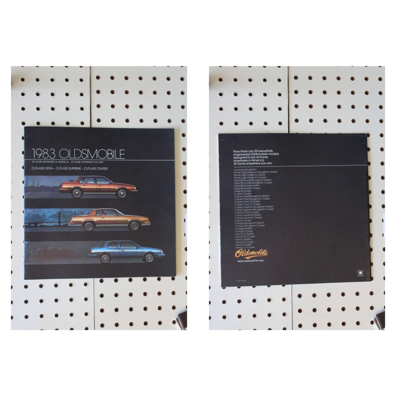 1983 Oldsmobile  Brochure Product Line-Up  30 Pages