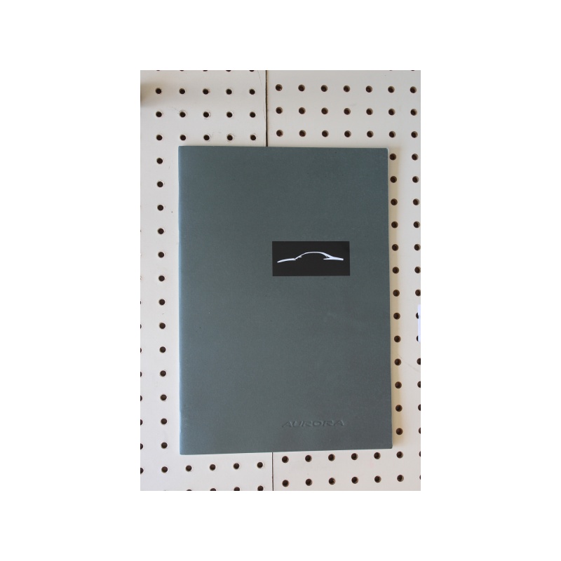 1995 Oldsmobile Aurora Brochure Full Color Photos Booklet Int. Color Chart Ext.