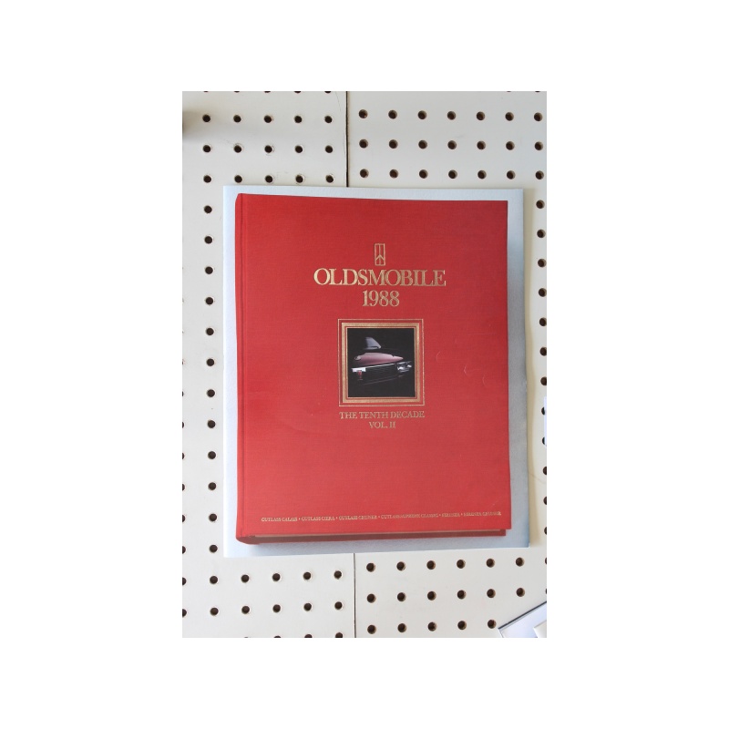 1988 Oldsmobile  Brochure Product Line-Up 10th Decade Vol. 2 50 Pages