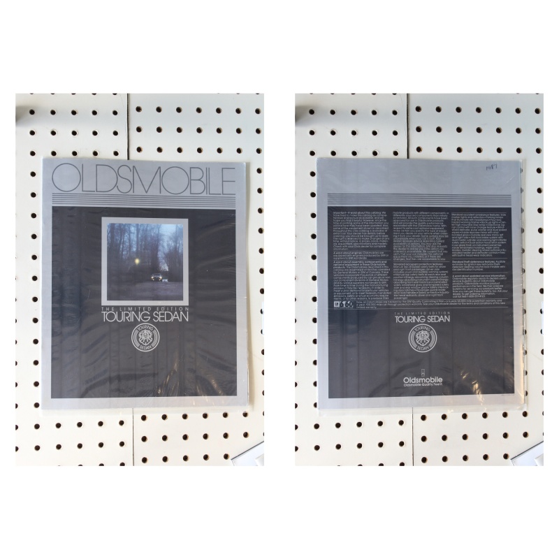 1987 Oldsmobile Touring Sedan Brochure Limited Edition  7 Pages