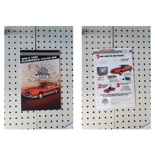 1985 Oldsmobile  Magazine Product Line-Up Sweepstakes